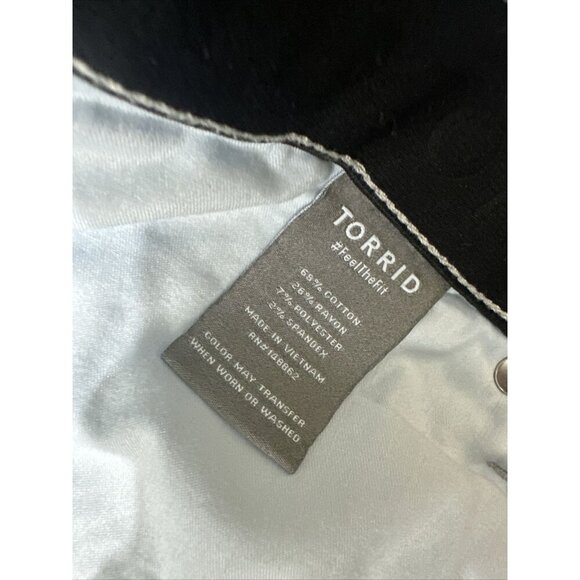 Women’s Torrid Denim Jeans Sky high Skinny Premium Stretch Size 20 Short - Picture 2 of 16